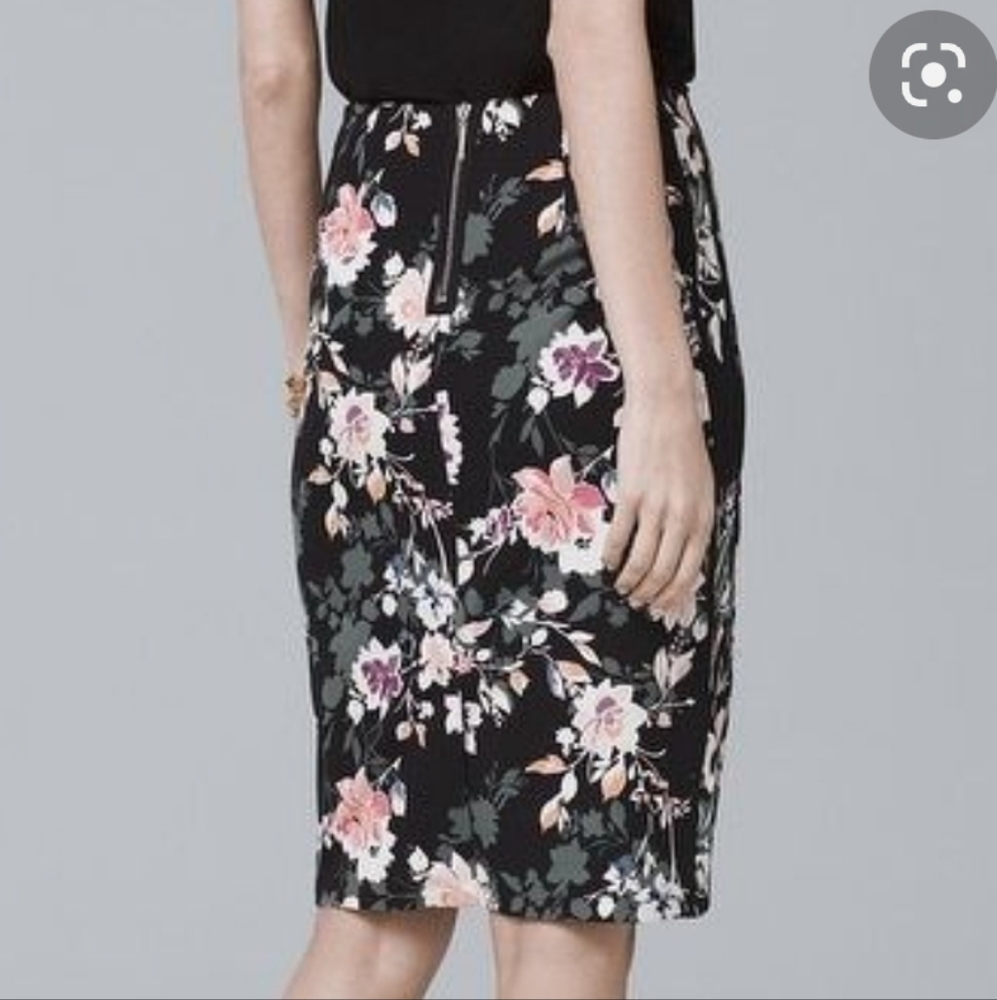 Floral A-line skirt from White House Black Market - Picture 1 of 11